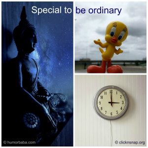 Special to be ordinary