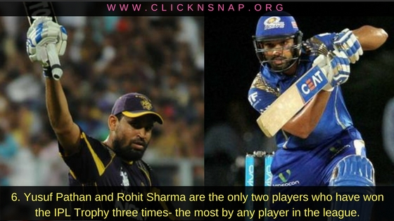 Yusuf Pathan, Rohit Sharma,10 IPL facts , IPL , IPL 2017 , IPL Facts